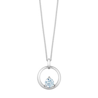 Diamond Evolution Open Circle Lab Grown Pendant