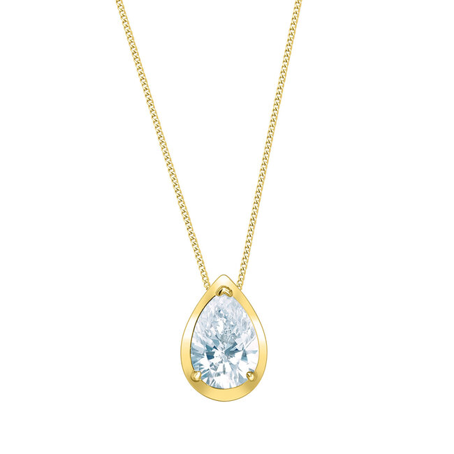 Picture Frame Lab Grown Pendant