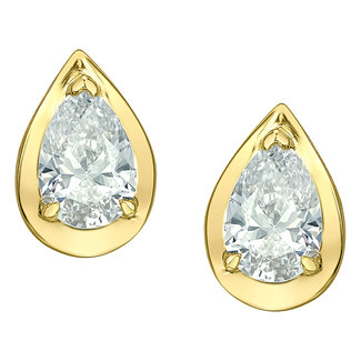 Diamond Evolution Picture Frame Lab Grown Stud Earrings