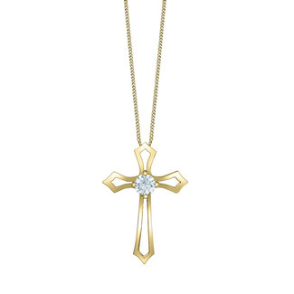 Diamond Evolution Lab Grown Diamond Cross Pendant