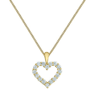 Diamond Evolution Heart Lab Grown Pendant