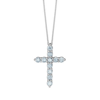 Diamond Evolution Lab Grown Diamond Cross Pendant