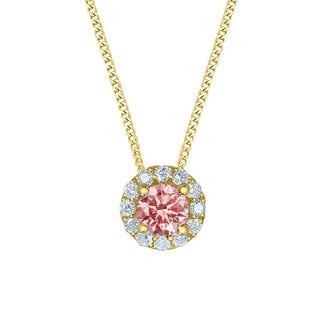 Diamond Evolution Pink Lab Grown Diamond Pendant