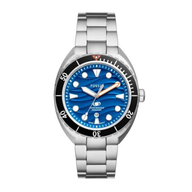 Fossil Breaker Three-Hand Date Watch