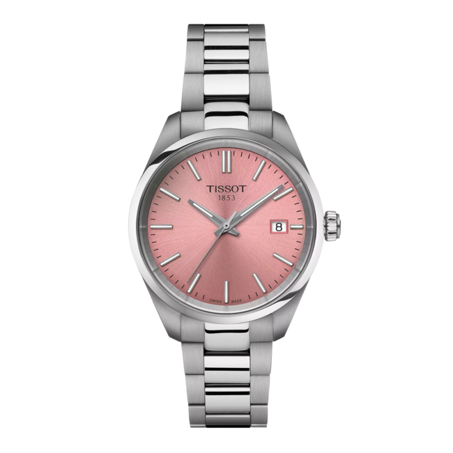 Tissot PR 100 34mm Pink Dial Quartz Watch