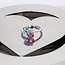 Blue Topaz, Pink Topaz & Diamond Cluster Ring in 10K White Gold
