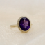 Oval Amethyst Ring