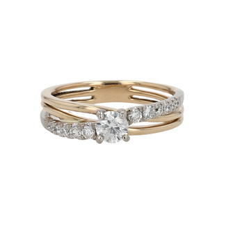 Utwo Bridal by Spicer Cole Round Brilliant Cut Diamond Engagement Ring