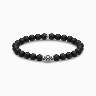 Thomas Sabo Black Obsidian Ornamental Bracelet