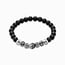 Black Obsidian & Skull Bracelet