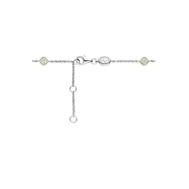 Ti Sento Bezel Station Bracelet
