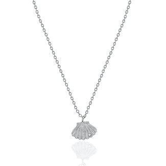 Bella Baby Kids Silver Seashell Necklace