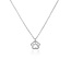 Bella Baby Kids Silver Paw Print Necklace