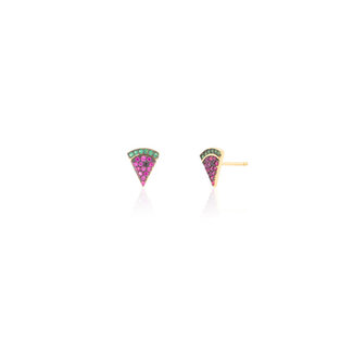 Bella Baby Kids Gold Vermeil Watermelon Studs
