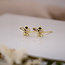 Kids Vermeil Enamel Bee Studs
