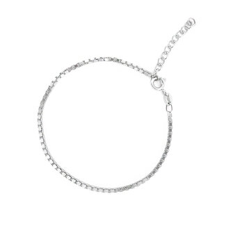 Everyday Silver by Spicer Cole 2.0mm Venetian Box Bracelet