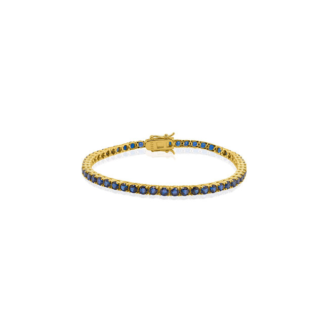 Lab Grown Sapphire Tennis Bracelet