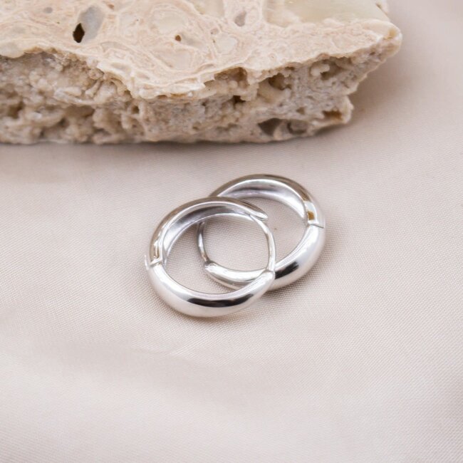 Large Chunky Dome Hoops