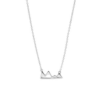 Everyday Silver by Spicer Cole Plain Mountain Necklace