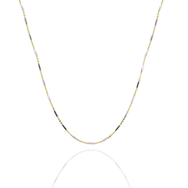 Link & Bar Chain 1.0mm 16"