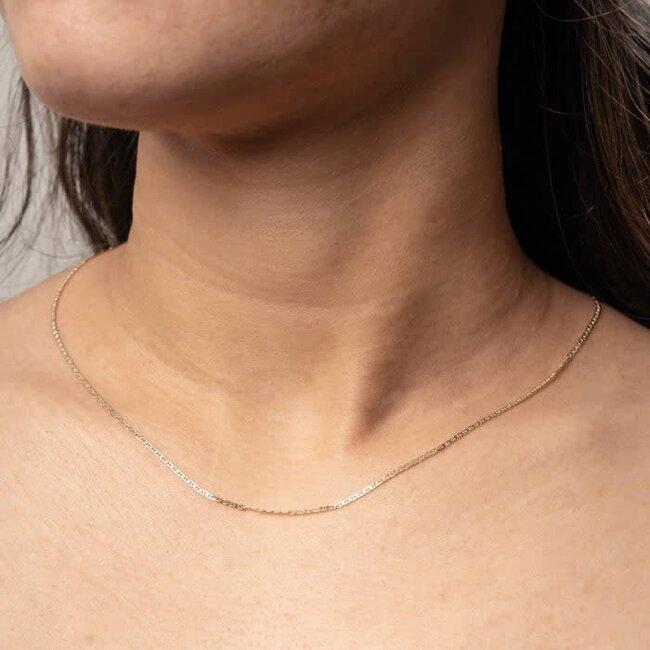 1.5mm Flat Marina Chain 16-18"