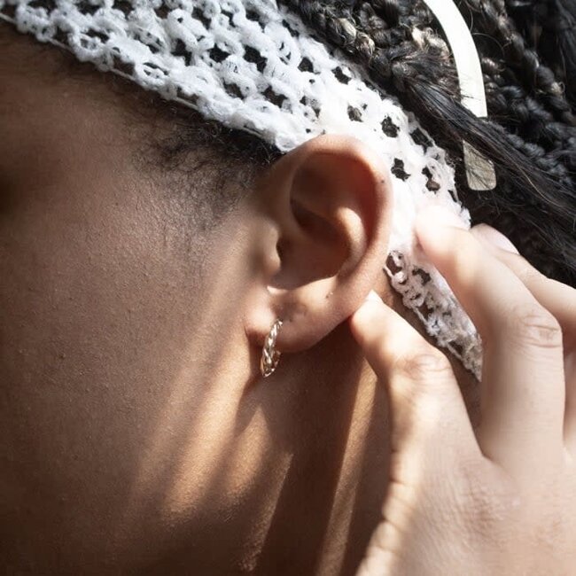 Mini Twisted Rope Huggies