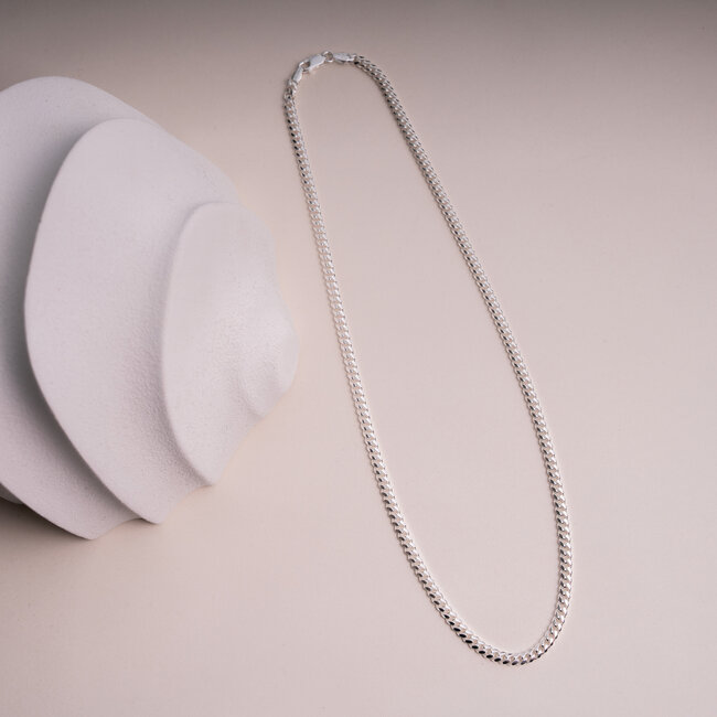 4.2mm Miami Cuban Chain in Sterling Silver