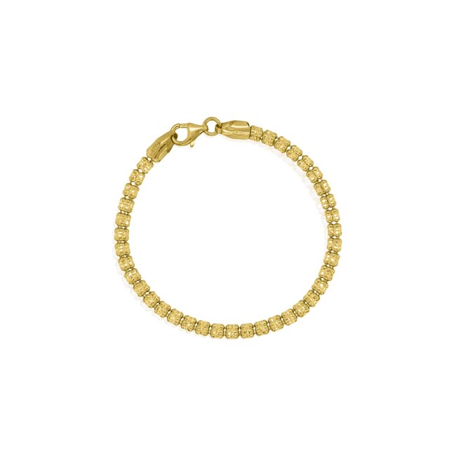 Gold Vermeil Fancy Ice Chain Bracelet