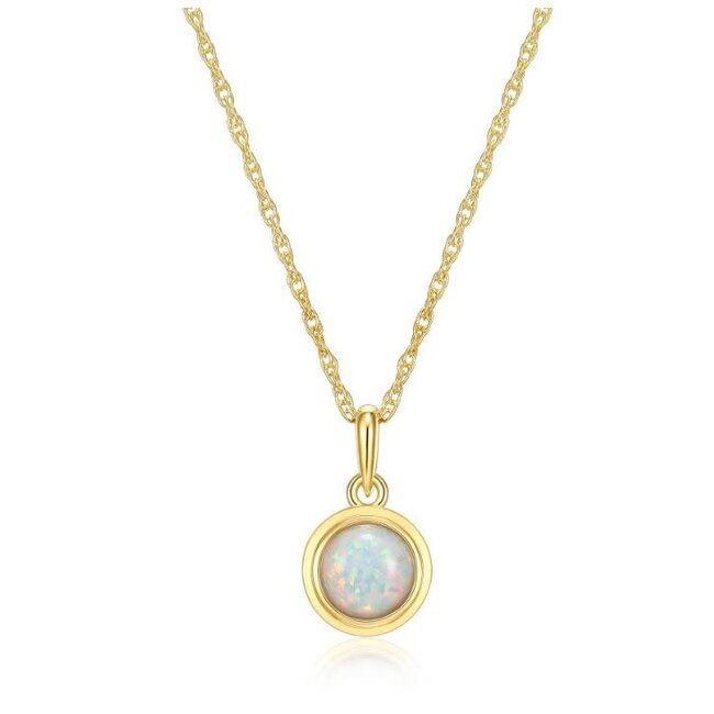 Reign Gold-Plated Birthstone Pendant