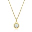 Reign Gold-Plated Birthstone Pendant