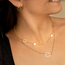 Reign Gold-Plated Open Clover Necklace