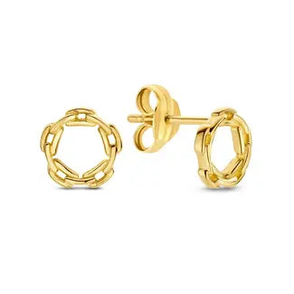 Jackie Gold Jackie Baia Link Studs