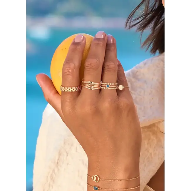 Jackie Grimaldi London Blue Topaz Ring