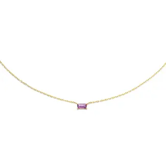 Jackie Gold Jackie Medina Amethyst Necklace