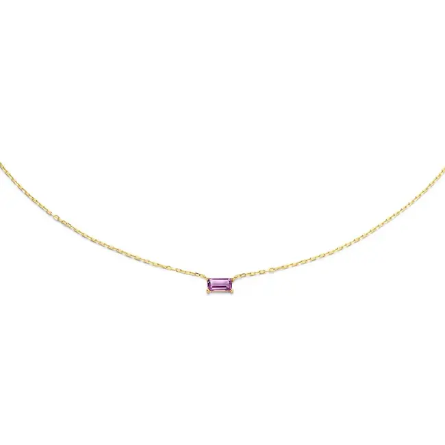 Jackie Medina Amethyst Necklace
