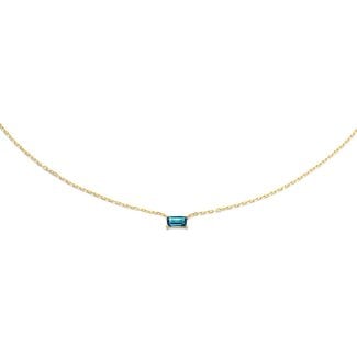 Jackie Gold Jackie Medina Blue Topaz Necklace