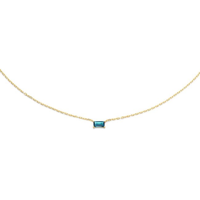 Jackie Medina Blue Topaz Necklace