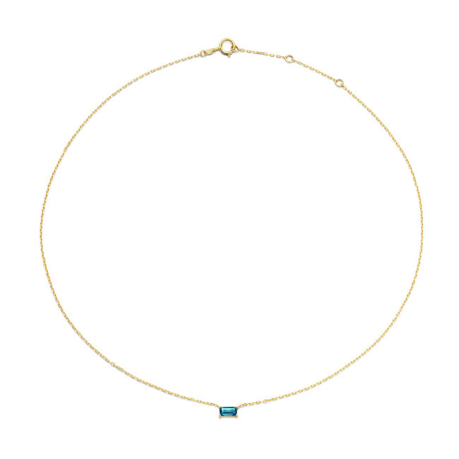 Jackie Medina Blue Topaz Necklace