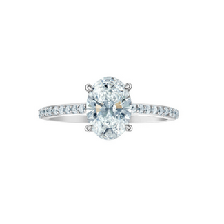 Diamond Evolution Oval Lab Grown Diamond Engagement Ring