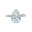 Pear-Shaped Lab Grown Diamond Engagement Ring