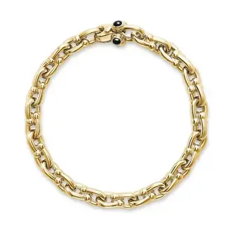 Miss Mimi by Yael Miss Mimi Gold Vermeil Small Marine Link Bracelet