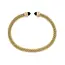 Miss Mimi Gold Vermeil Slip-On Onyx Mesh Bangle