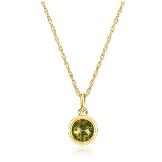 Reign Gold-Plated Birthstone Pendant