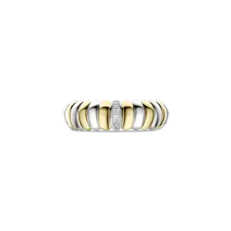 Ti Sento Ti Sento Ribbed Ring