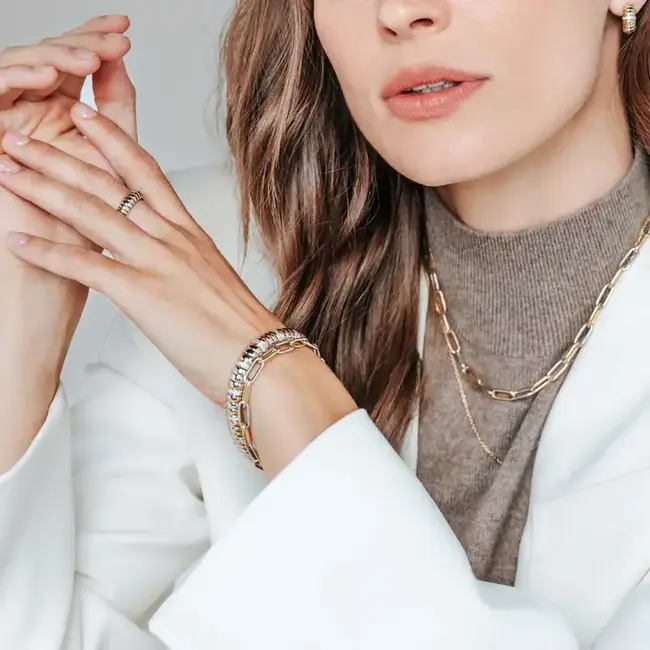 Ti Sento Ribbed Ring