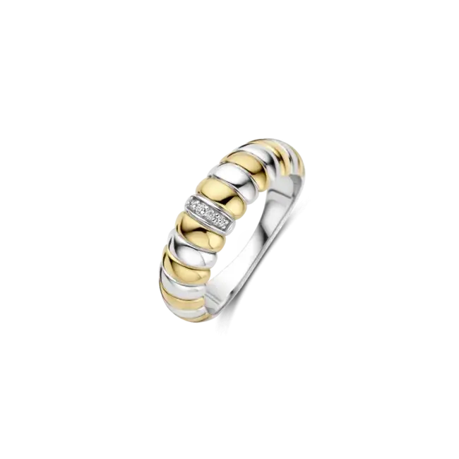 Ti Sento Ribbed Ring