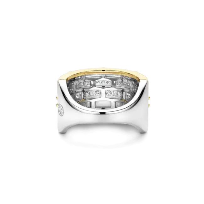 Ti Sento Wide CZ Ring