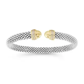 Miss Mimi by Yeal Miss Mimi Gold Vermeil Mesh Bangle