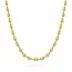 Miss Mimi Gold Vermeil Small Flat Coffee Bean Necklace