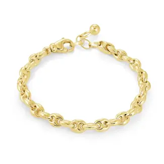 Miss Mimi by Yael Miss Mimi Gold Vermeil Coffee Bean Bracelet